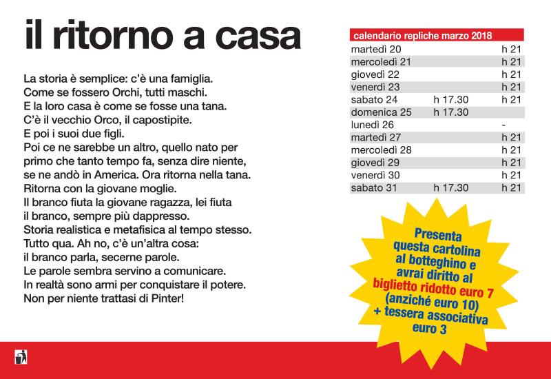 RITORNOACASA strillo